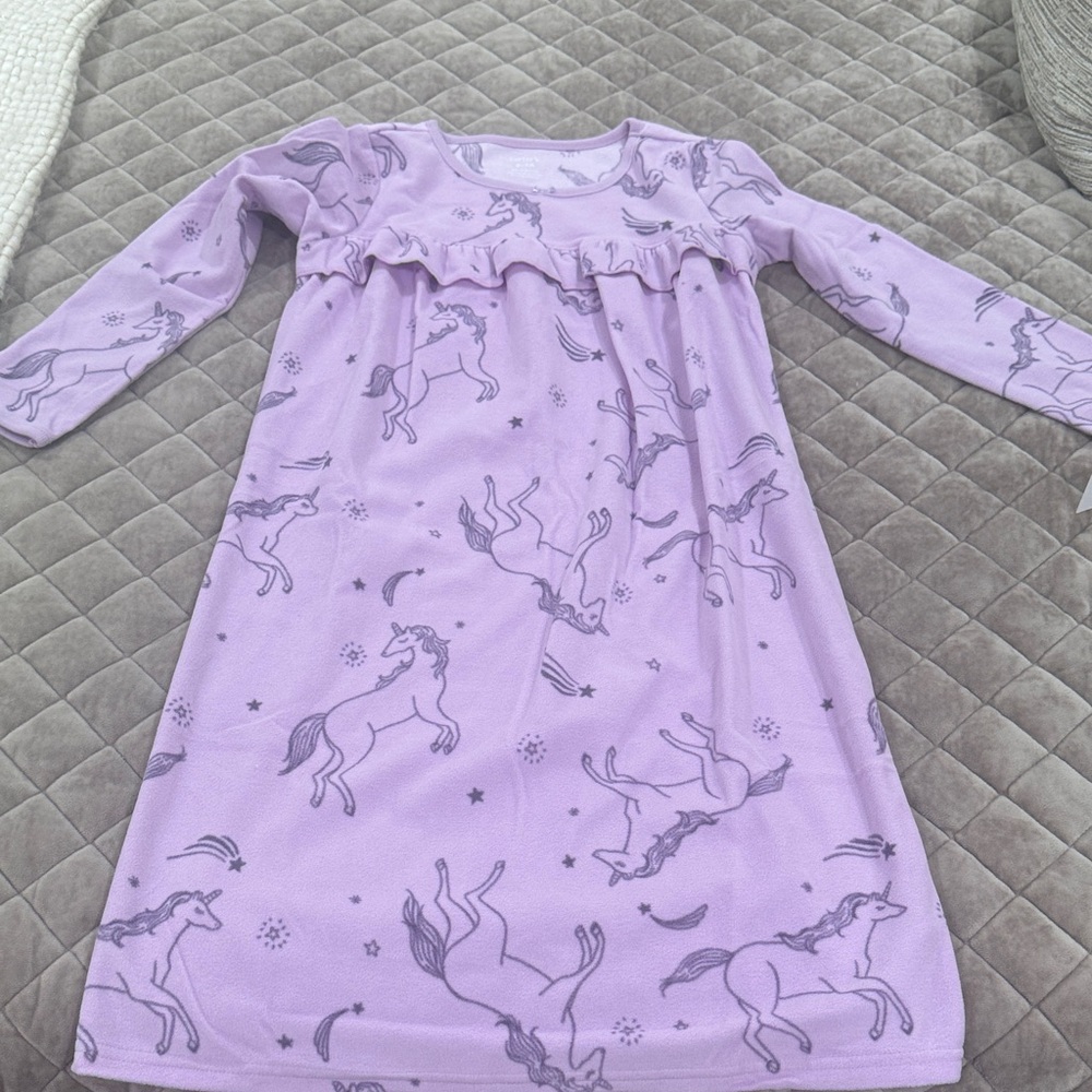 Carter's Lavender Unicorn Nightgown